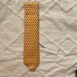 Vineyard Vines Yellow Umbrella Tie